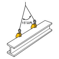 スーパーツール 横吊クランプ GVC0.5ERF 1個（直送品）
