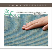 イケヒコ DXクルー 花ござ 本間6畳 3820×2865mm グリーン 1030270121302 1枚（直送品）