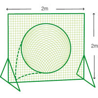 ゼット学校体育(ゼットガッコウタイイク) ティーバッティング 防球ネット トスバッティング取替用ネット硬式 ZN510N 1枚（直送品）