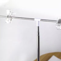 セーフラン安全用品 ステンレス伸縮POPスタンド(5台セット) C0095 1セット(5台入)（直送品）