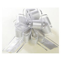 秦貴 ワンタッチリボンフラアリー No.4 シルバー 4562410684523 1セット(20巻入)（直送品）