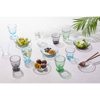 東洋佐々木ガラス グラス 240ml 脚付き ルラック ガラス シルバーグレー 404111 1個（直送品）