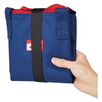 アイメディア エコバッグ コンパクトに畳める買物バッグ ネイビー 407982 1個（直送品）