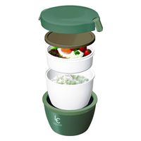 アスベル 弁当箱 保温 620ml ランタス カフェ丼 グレー 410238 1個（直送品）