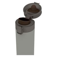 アスベル 水筒 500ml 保温 保冷 真空断熱携帯タンブラー パッキンレス グレー 416714 1個（直送品）