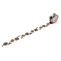 カモ井加工紙 マスキングテープ mt 駄菓子 コーヒーヌガー 15mm×3m 424861 1個（直送品）