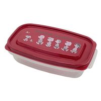 T-WORLD 保存容器 560ml スヌーピー スリムシェフ柄 3個入 くすみカラー 432511 1個（直送品）