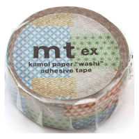 カモ井加工紙 マスキングテープ mt ex 和柄ミックスパターン 15mm×7m 443147 1個（直送品）
