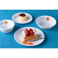 パール金属 ボウル 12.5cm CORELLE コレール オレンジマーガレット 強化ガラス 445230 1個（直送品）