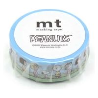 カモ井加工紙 マスキングテープ mt PEANUTS 行列 15mm×7m 445278 1個（直送品）