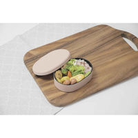 パール金属 弁当箱 1段 270ml 抗菌クリーンコートちいさなお弁当箱 小判 ピンク 454892 1個（直送品）