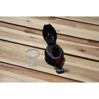 パール金属 水筒 1.1L ファストチャージャー ダイレクトボトル ポーチ付き ピンクブラック 458729 1個（直送品）