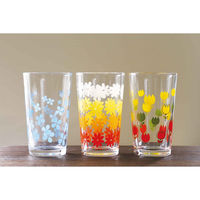 東洋佐々木ガラス タンブラー 275ml 昭和のプリントグラス ガラス ライム 458850 1個（直送品）