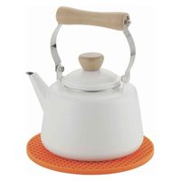 パール金属 鍋敷き シェフサポート シリコーン鍋敷 丸 丸型オレンジ 460979 1個（直送品）