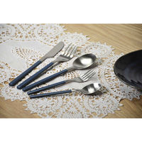 パール金属 スプーン 18.5cm ステンレス ネイビー 461090 1個（直送品）