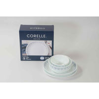 パール金属 食器 5点セット CORELLE コレール 強化ガラス パッチワーク 442001 1個（直送品）