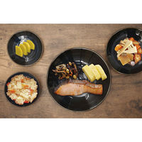 パール金属 プレート 12.5cm 軽量磁器 ネイビー 461067 1個（直送品）