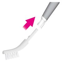 アズマ工業 スペアのみ アズマジック 取替可能ブラシ 小 SQA94 414226 1個（直送品）