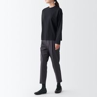 【レディース】無印良品 婦人 サポートタイプ ２０デニール ひざ下丈ストッキング（３足組） ２３～２５ｃｍ 黒 良品計画