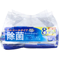 iiもの本舗 清潔習慣 除菌ウエットティシュ アルコールタイプ 40枚入×8個パック 4589596695372 1パック(40枚入)×8)（直送品）