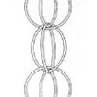 中總　クサリ縦樋　スタンダード　化粧くさり　Ａ１０１ー６０　銅　３ｍ　1本（直送品）
