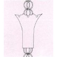 中總　クサリ縦樋　リリーズチェーン　化粧くさり　Ｂ２０３ー９０　銅　３ｍ　1本（直送品）