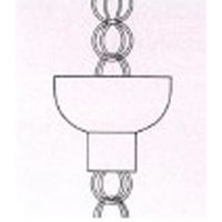 中總　クサリ縦樋　ハイカップチェーン　化粧くさり　Ｂ２０１ー６０　銅　３ｍ　1本（直送品）