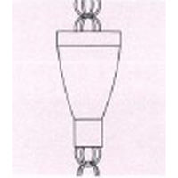 中總　クサリ縦樋　ジェットカップチェーン　化粧くさり　Ｂ２０２ー１００　銅　３ｍ　1本（直送品）