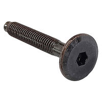 安達鋼業　ジョイントボルト　六角ＪＣＢーＢ　ニッケル　Ｍ６×３５　連結金具ボルト　1箱(200本入)（直送品）