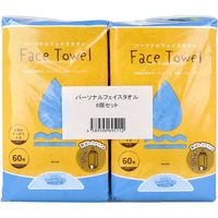 iiもの本舗 パーソナルフェイスタオル 60枚入×6個セット 4589596695112 1袋(60枚入)×6)（直送品）