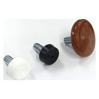 安達鋼業　アジャスター　５／１６ーΦ２０　黒　1箱(100本入)（直送品）