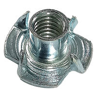 安達鋼業　ツメ付Ｔナット（プレス製）　５／１６　ユニクロ　1箱(500本入)（直送品）