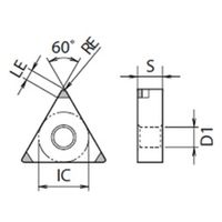 京セラ チップ ダイヤ・CBN 旋削用 TNGA160404S01225ME KBN020 1個（直送品）