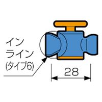MSTコーポレーション ロックライン バルブ VAL 6-IN 6-10 1個（直送品）