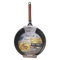 パール金属 ファストクック 2層鋼ダイヤモンドコート極深フライパン28cm HB-6749 4549308567496 1個（直送品）