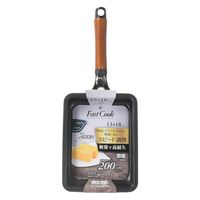 パール金属 ファストクック 2層鋼ダイヤモンドコート玉子焼13×18cm HB-6750 4549308567502 1個（直送品）