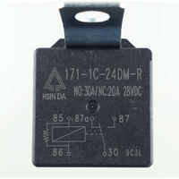 HSIN DA メカニカルリレー(40A、1接点、24V) 171-1C-24DM-R 1個（直送品）