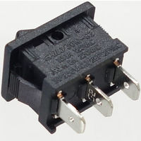 CHILY ロッカースイッチON-ON 3010-P5C1T2G2C02B02BKBK-FG 1個（直送品）
