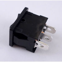 CHILY ロッカースイッチ(ON)-OFF-(ON) 3053-P1T2C02BKBK-H 1個（直送品）