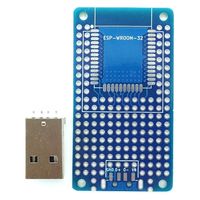 ESP-WROOM-32プロト基板S+USB TypeA ABB-ESP32-PRT-S-UTA 1個（直送品）