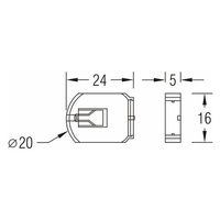 ボタン電池基板取付用ホルダー CR2032用(表面実装用) CH7410-2032LF/TRAY 1個（直送品）