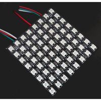 GB LEDシート 8X8 RGB色 EM-LEDS-8X8-RGB 1個（直送品）