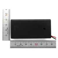 GB 電池ケース(単3×2本、スイッチ/フタ/リード線付き) GB-BHS-3X2C-LW 1個（直送品）