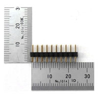 GB ロープロファイルピンヘッダ 20ピン[10ピン×2列] 2.54mmピッチ GB-DPH-2520-LP95 1個（直送品）