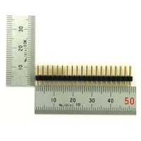 GB ピンヘッダ 40ピン[20ピン×2列] 2.54mmピッチ 基板用 GB-DPH-2540P 1個（直送品）