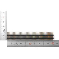 GB 連結ピンヘッダ 80ピン[40ピン×2列] 6/9/3 2.54mmピッチ GB-DPH-2580P(L18) 1個（直送品）