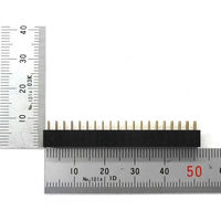 GB ロープロファイルピンソケット 40ピン[20ピン×2列] 2.54mmピッチ GB-DPS-2540-LP57 1個（直送品）