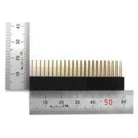 GB 連結ピンソケット 46ピン[23ピン×2列] 2.54mmピッチ 基板用 GB-DPS-2546P(L10) 1個（直送品）