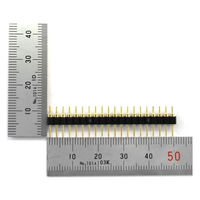 GB 丸ピンプラグ [20ピン×1列] 2.54mmピッチ GB-ICP-SGL20R 1個（直送品）