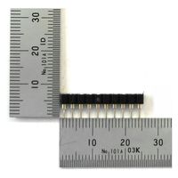 GB 丸ピンICソケット [10ピン×1列] 2.54mmピッチ GB-ICS-2510PR 1個（直送品）